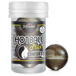 Анальный лубрикант HOT BALL CONFORTO на масляной основе в виде 2 шариков