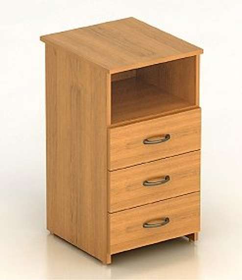 Тумба приставная с 3-мя ящ Фея 404х452х750