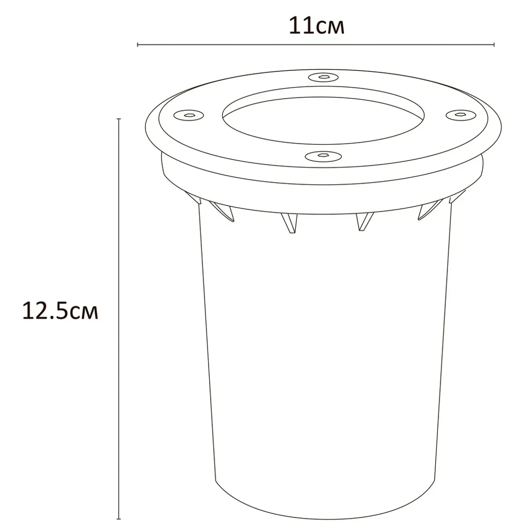 Тротуарный светильник Arte Lamp PIAZZA