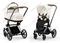 Детская коляска Cybex Priam IV 2 в 1 Off White шасси Chrome