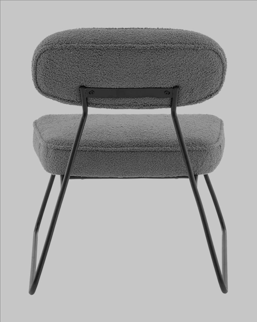 Кресло Kate new ткань букле темно-серый