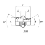 Соединение P BSP 3/8 - 10х1