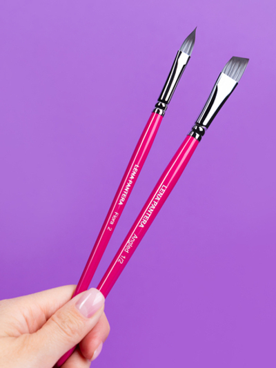 Набор кистей для цветов и узоров аквагрима