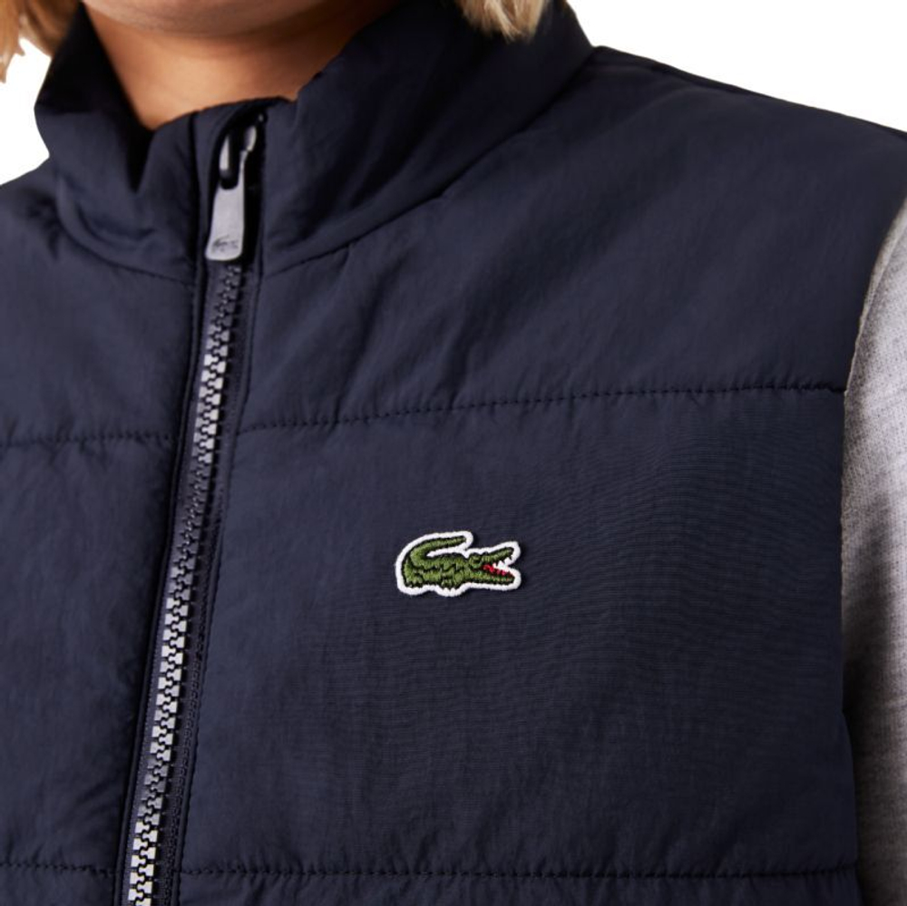 Детская теннисная толстовка Lacoste Kids' Lacoste Taffeta Vest Jacket - blue