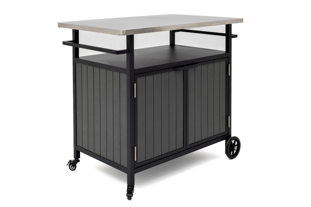 Стол сервировочный из алюминия БЕЙС