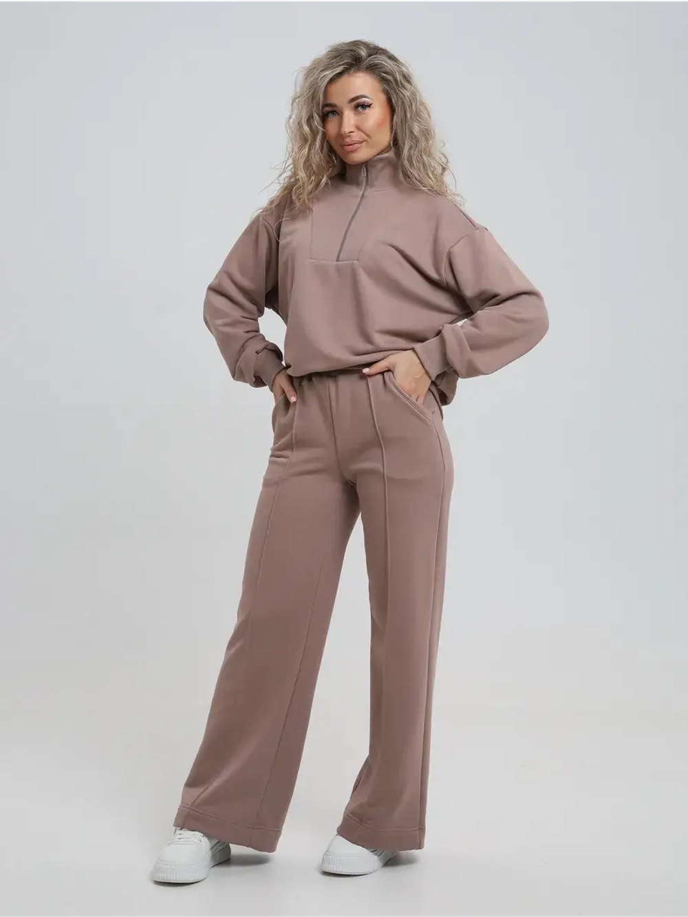 Спортивный костюм демисезонный без начеса с брюками