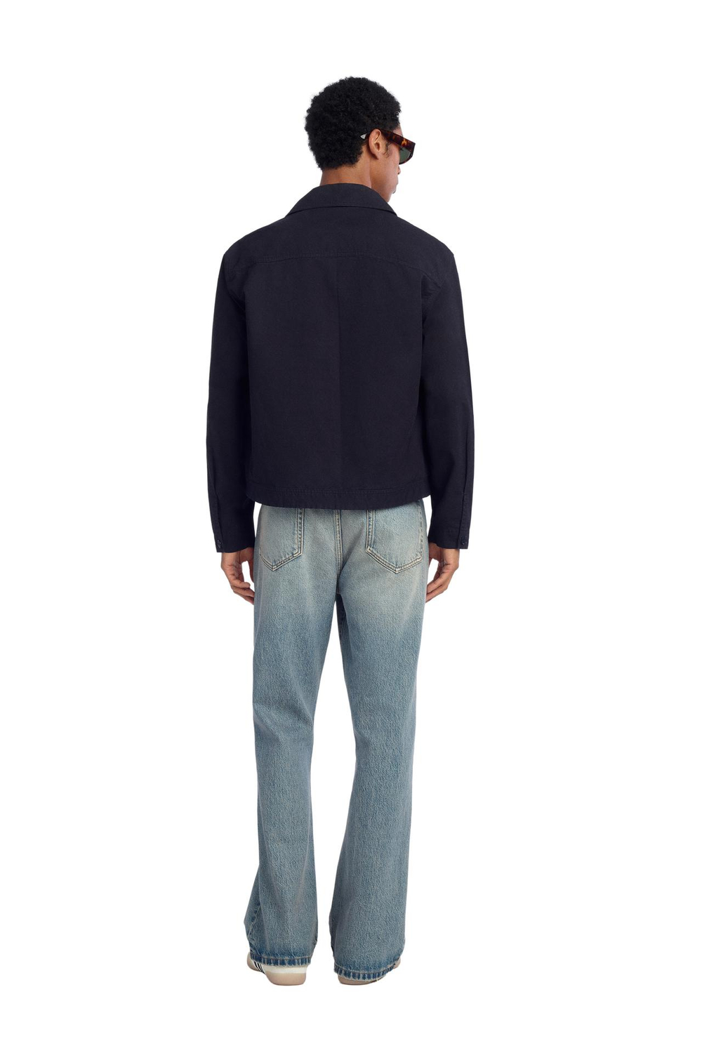 ZARA X BENITO ANTONIO ТОНКАЯ КУРТКА НА ПУГОВИЦАХ, СИНИЙ
