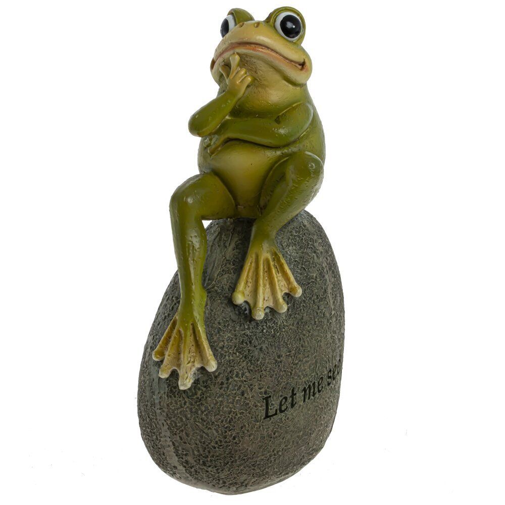 GAEM Фигурка декоративная "Лягушка", L8 W6 H15 см