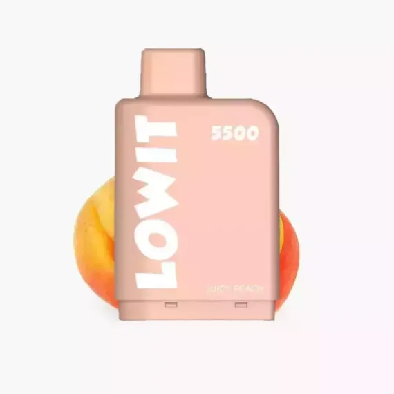 ELFBAR LOWIT 5500 Puffs | Liquid Pod Cartridge - Juicy Peach (5% nic)