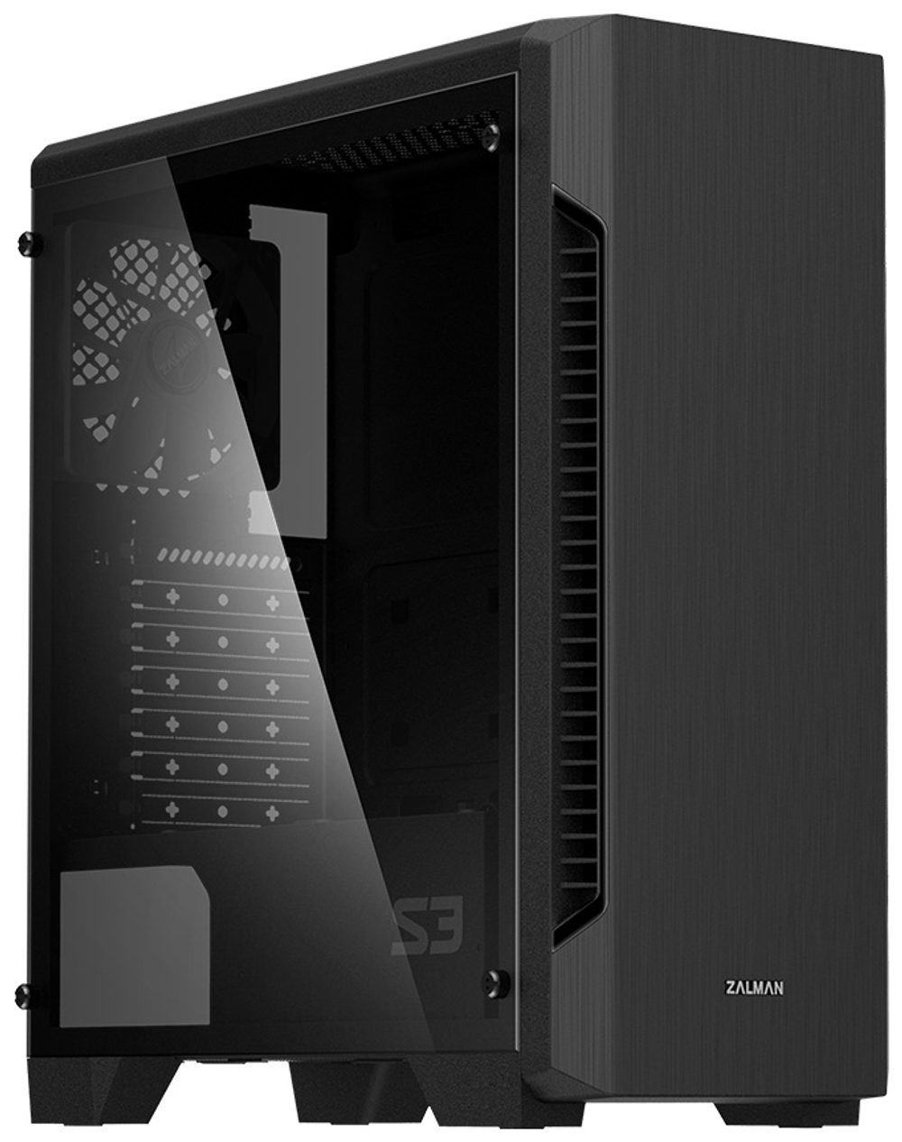 Корпус Zalman S3 TG черный