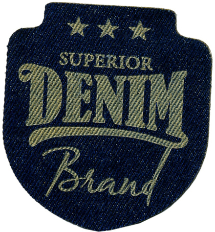 Термоаппликация с лазерным нанесением рисунка "Superior" 6,6 х 3,9 см (10013160/300819/0337387/1_Кит