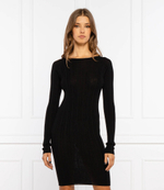 хлопковое платье new royal DONDUP - made in Italy - черный(DA243 M00808D 002)