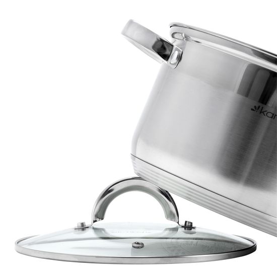 Набор кастрюль 12 предметов Kamille KM-5638S из нержавеющей стали