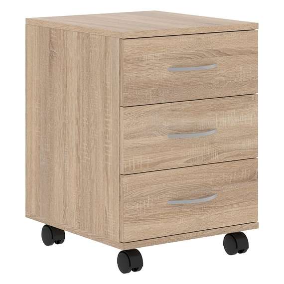 Тумба мобильная SIMPLE SC-3M.1, дуб сонома светлый, 41.2х45х56.6 см