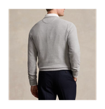 Фактурный хлопковый свитер с круглым вырезом Polo Ralph Lauren