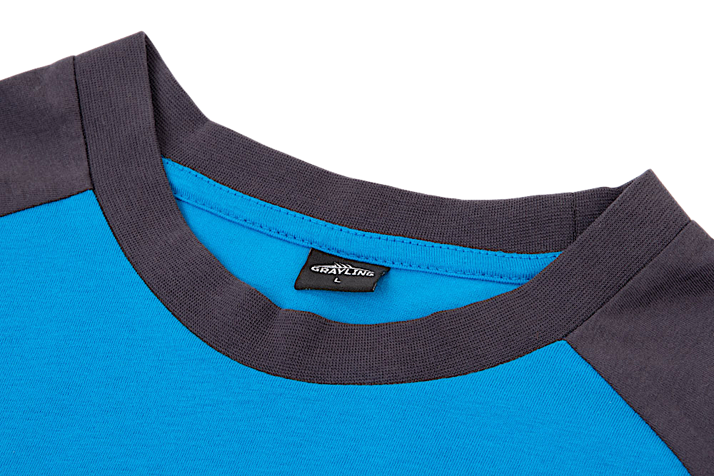 Футболка Nova-Tex Grayling GRTS-10GRBL (Хлопок, Графит/Голубой) -