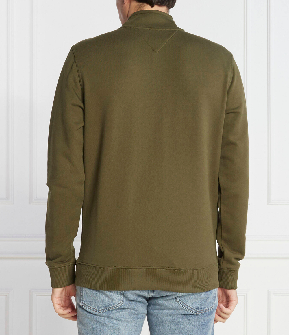Худи ENTRY GRAPHIC HALF-ZIP Tommy Jeans - зеленый(DM0DM17782)