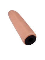 Насадка-фаллоимитатор на кожаных трусиках Harness Ultra Realistic 7 - 18 см. (Цвет: телесный с черным)