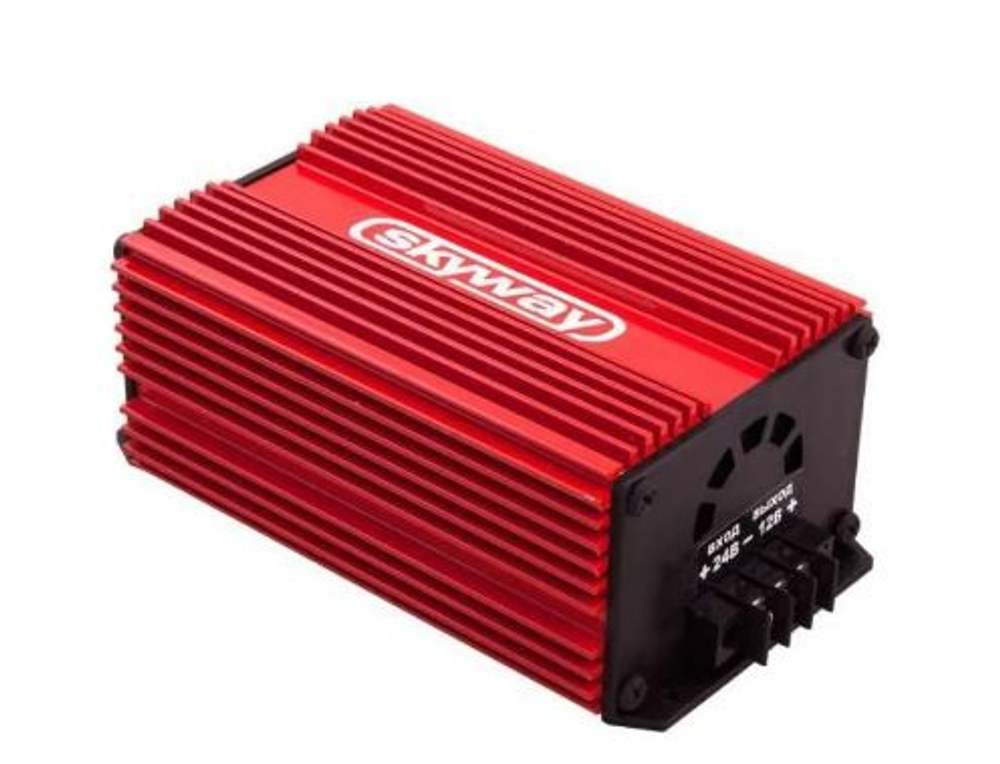 Преобразователь напряжения с 24Vна12V (40А) SKYWAY 5501004