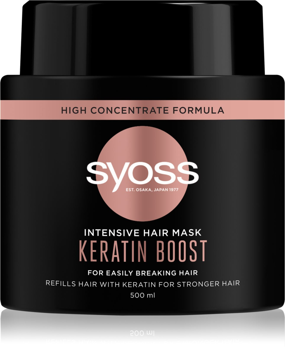 Syoss Keratin - кератиновая маска для волос /   500  ml  / GTIN 9000101689976