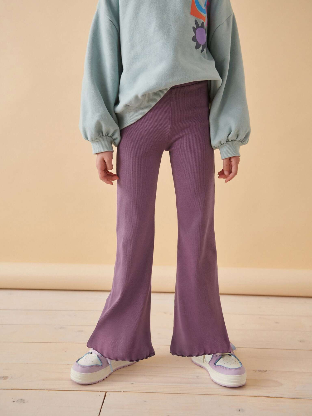 Легинсы-клеш для девочки Next K91-362, Сиреневый