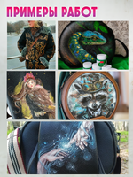 Комбо красок по коже (золото+тёмное серебро) 2х20 мл