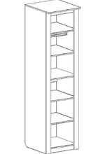 Элана (МебельГрад) Шкаф однодверный для спальни
