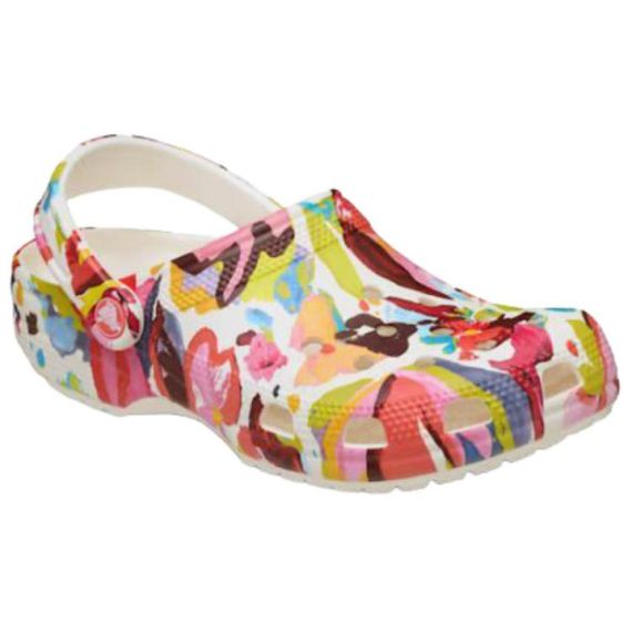 Crocs Classic Painted Floral Clog 'Multicolor'