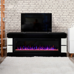 Электрокамин RealFlame Denver 60 BLM черный с очагом Saphir 60