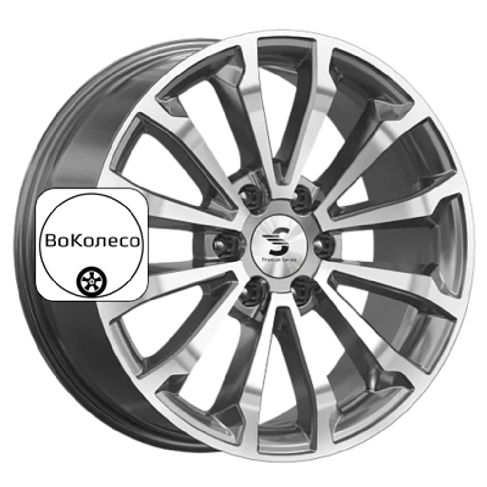 8,5x20/6x139,7 ET33 D75,1 КР006 (Haval H9) Diamond Gloss Graphite (78878) Premium Series