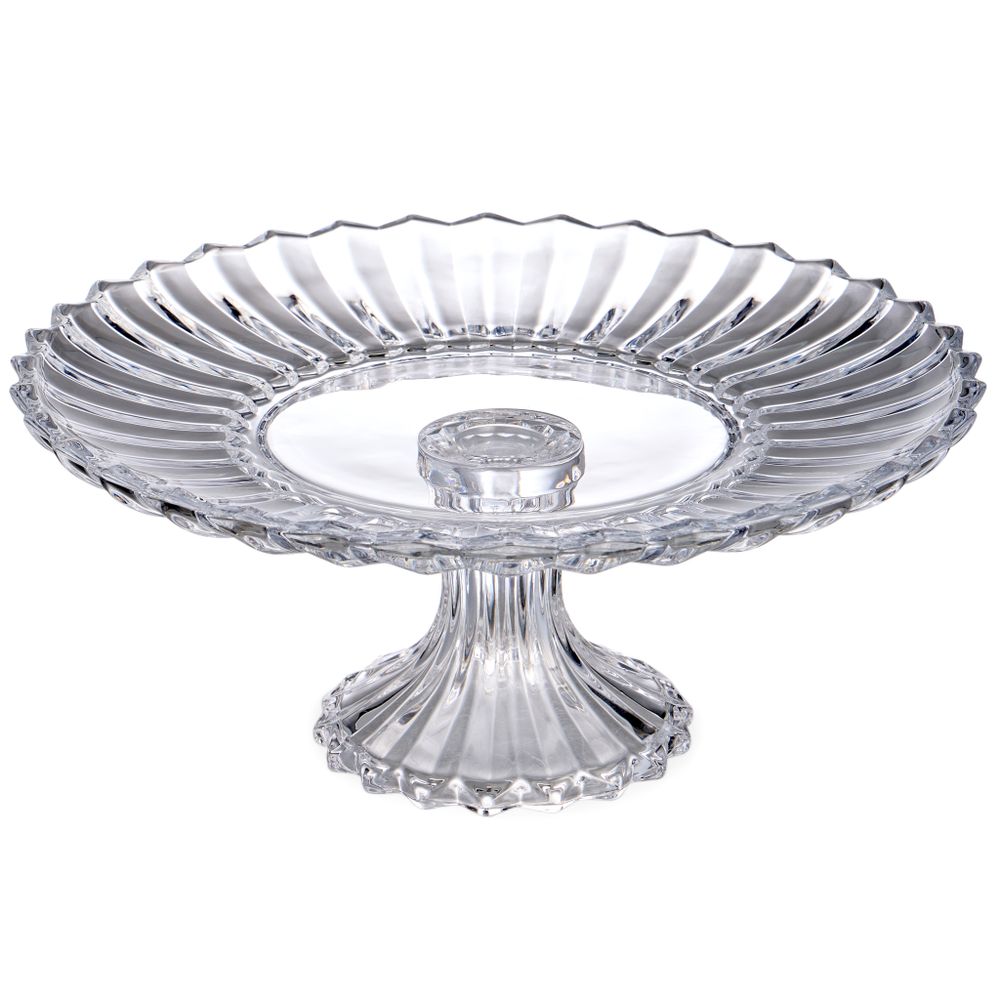 БЛЮДО СЕРВИРОВОЧНОЕ НА НОЖКЕ "BRILLIANCE" КРУГЛОЕ, 29,5*13,5 СМ