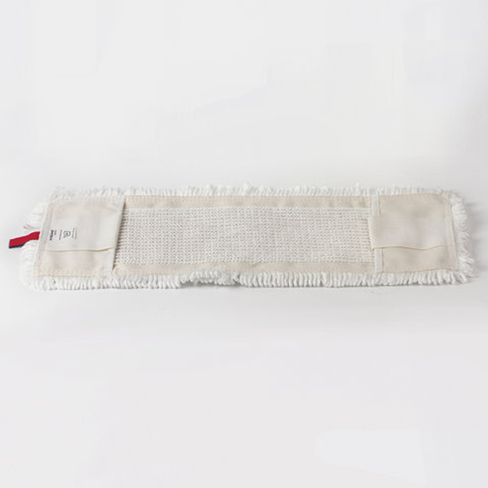 Насадка МОП плоская для швабры/держателя 40 см, уши/карманы (ТИП У/К), петлевая микрофибра, LAIMA EXPERT