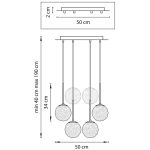 Подвесная люстра Lightstar BARI 815260