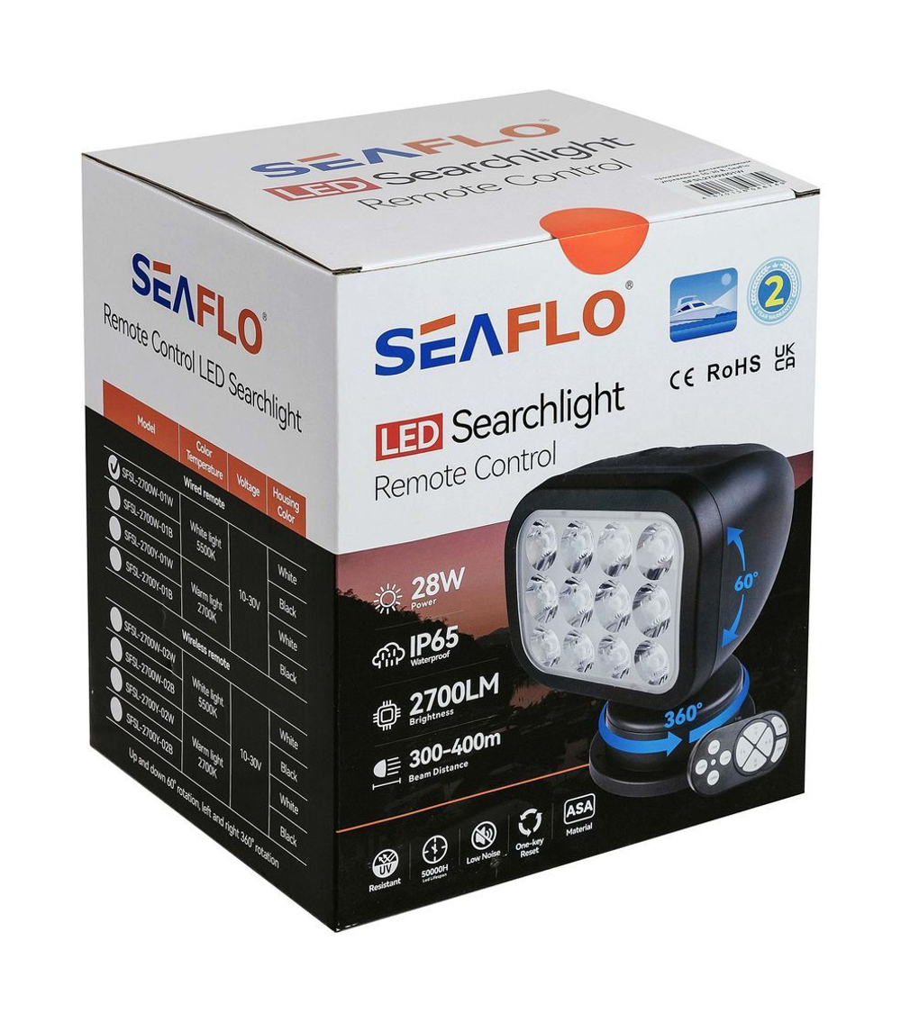 Прожектор с дистанционным управлением 10-30В, SeaFlo