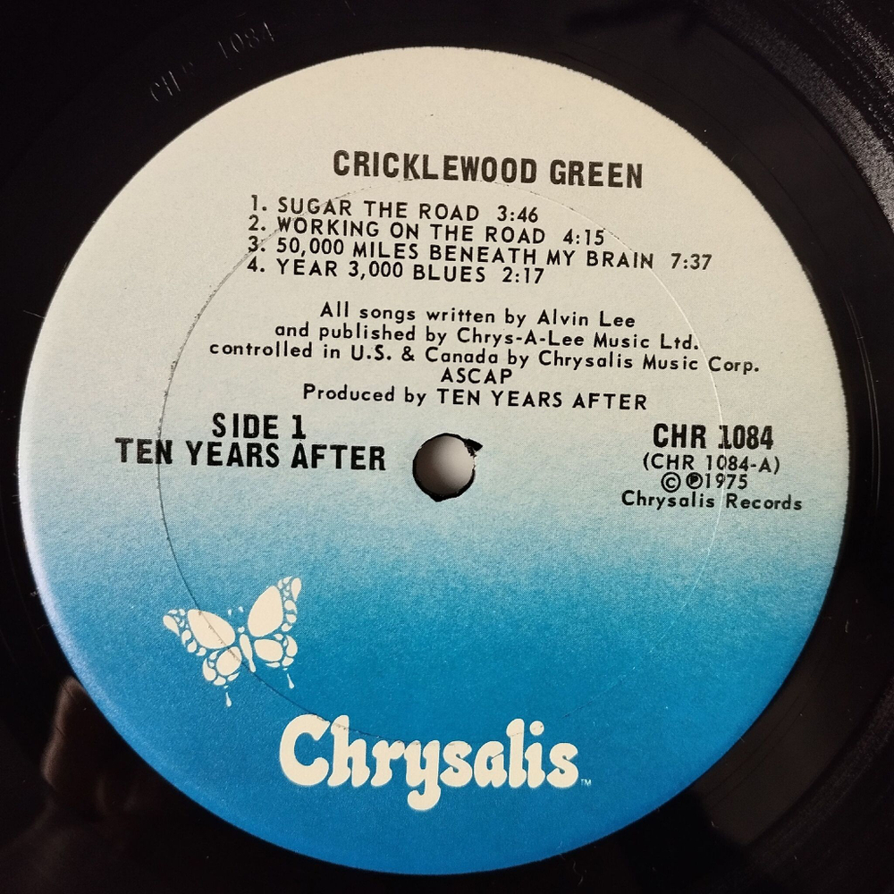 Винтажная виниловая пластинка LP Ten Years After Cricklewood Green (USA 1975)