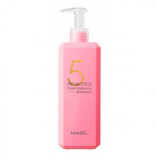 Masil 5 Probiotics Color Radiance Shampoo шампунь с пробиотиками для обесцвеченных и окрашенных волос