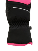 Варежки REUSCH Alan Junior Mitten Black/Pink Glo (inch (дюйм):6)