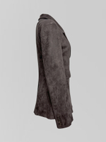 Пиджак Garnet 038 замшевый приталенный на одну пуговицу