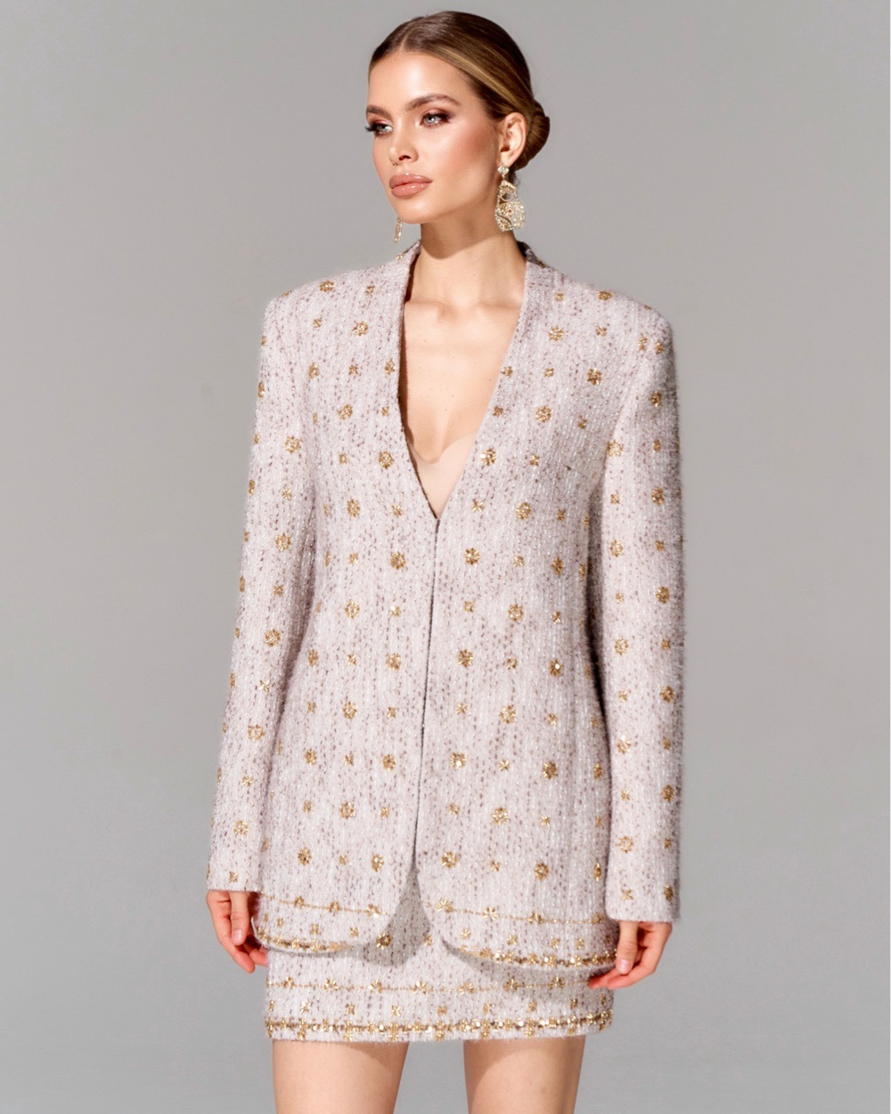 Жакет из премиального твида