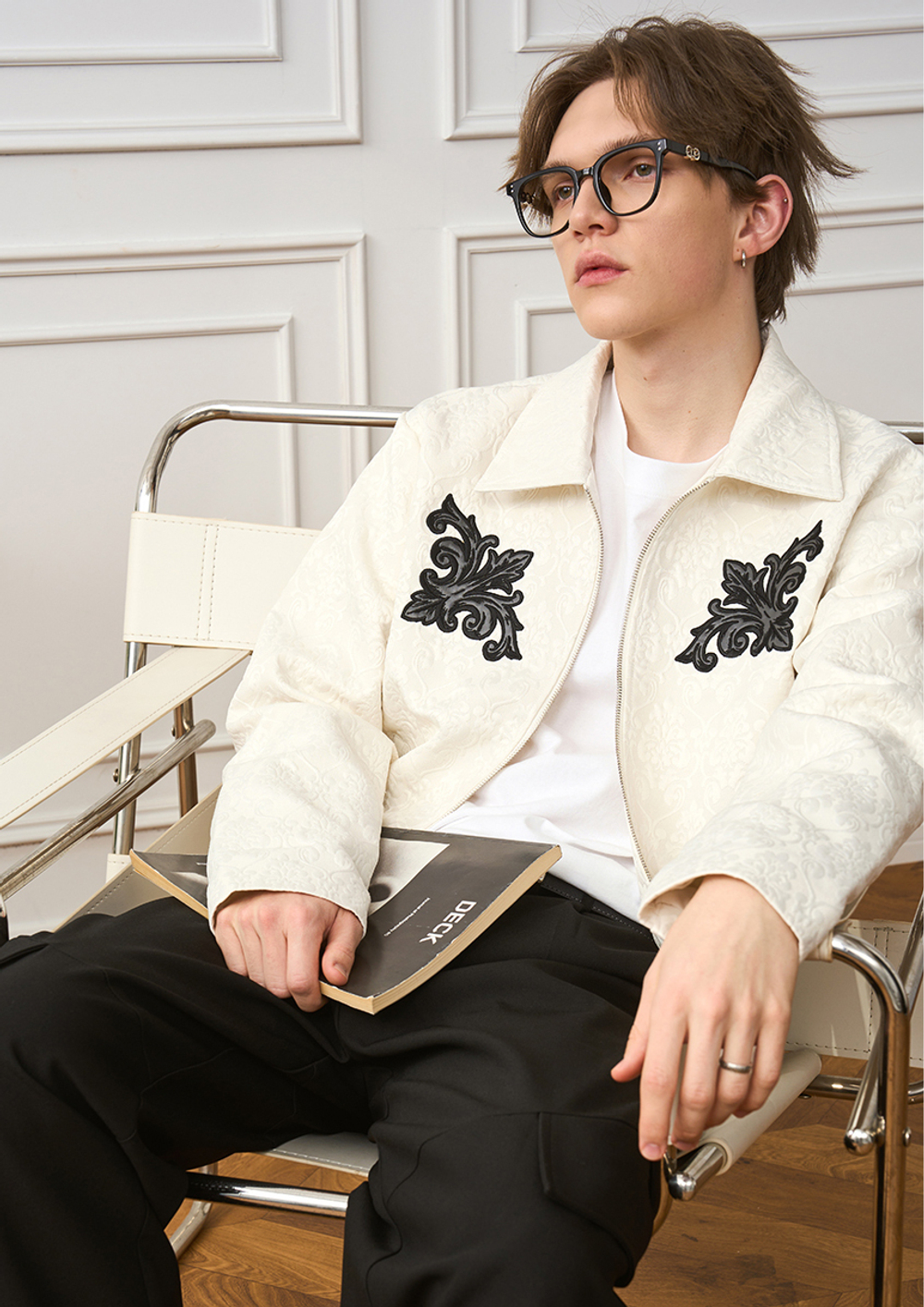 Куртка HARSHandCRUEL "Goth Flowers" Zip Jacket