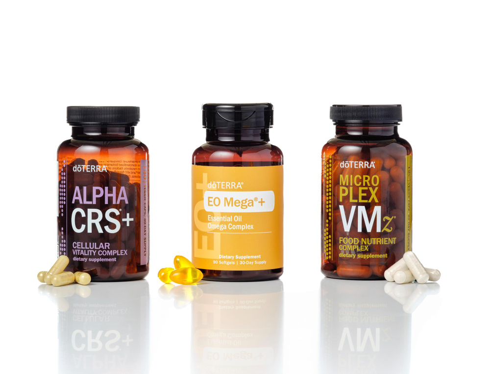 Набор «Долгожитель» dōTERRA Lifelong Vitality Pack NEW, 1x90 и 2x120 капсул