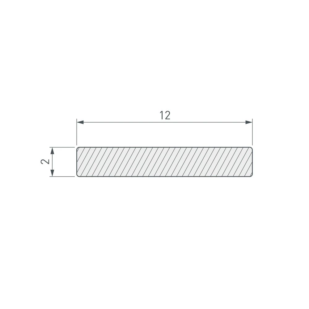 Полоса ARH-W12-2000 (Arlight, Алюминий) 023099