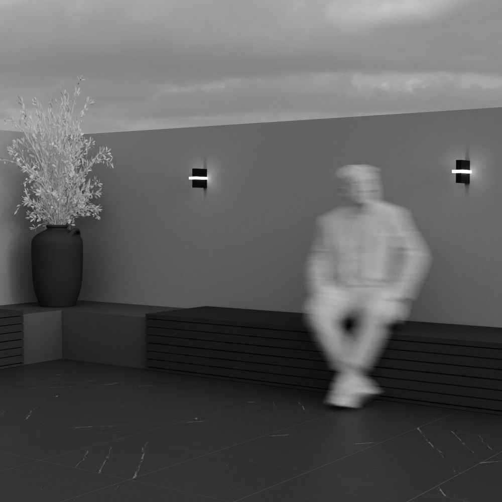 Уличный настенный светодиодный светильник Maytoni   O484WL-L6GF3K