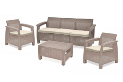 Комплект мебели Corfu Triple Set, капучино