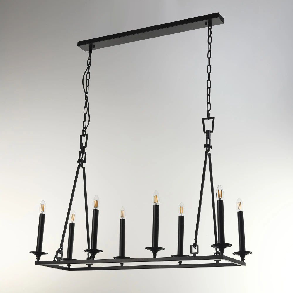 Citilux Маркиз CL471245 Люстра замковая подвесная Чёрная