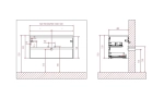 Тумба с раковиной BelBagno KRAFT 60 2C-SO/BB1923-600 Rovere Galifax Bianco