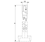 BES 6-1N4007 - Штекер для установки электронных компонентов 2802552