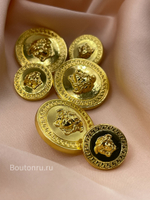 Пуговицы Верс. золотистые