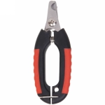 Когтерез для животных «ЗООУЛЬТРА», пружинный механизм, ручки прорезиненные, фиксатор ручек, цвет чёрный / красный, 12см