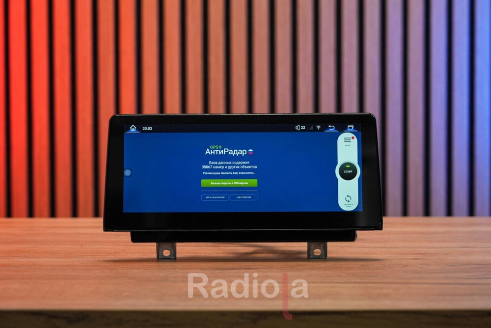 Магнитола для BMW 3-серия E90 2005-2012 (без штатного экрана) - Radiola RDL-6273-L монитор 10.25" на Android 13, 8+128Гб, CarPlay, 4G SIM-слот, джойстик в комплекте